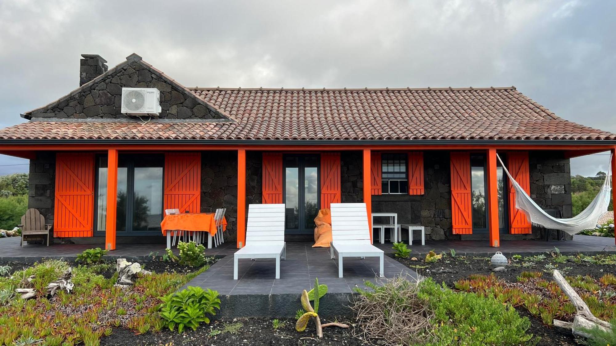 Willa Casa Baleia Laranja Ocean-Front Madalena  Zewnętrze zdjęcie